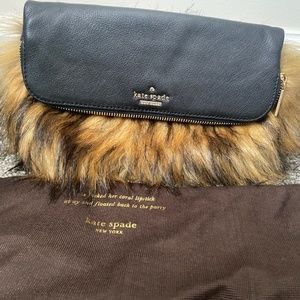 Unique Kate Spade Faux Fur Clutch